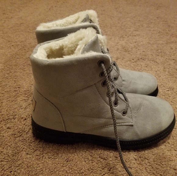 SQL Grey winter/Snow boots size 39 - Picture 3 of 4